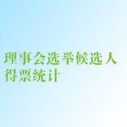 我会2019 -2021年(第51届)理事会选举候选人得票统计